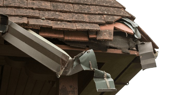 gutter damage